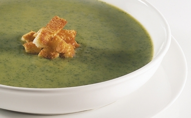 Crema de espinacas